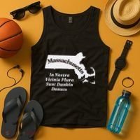 Click Hole Massachusetts In Nostra Vicinia Plura Sunt Dunkin Donuts Tank Top thumb 4