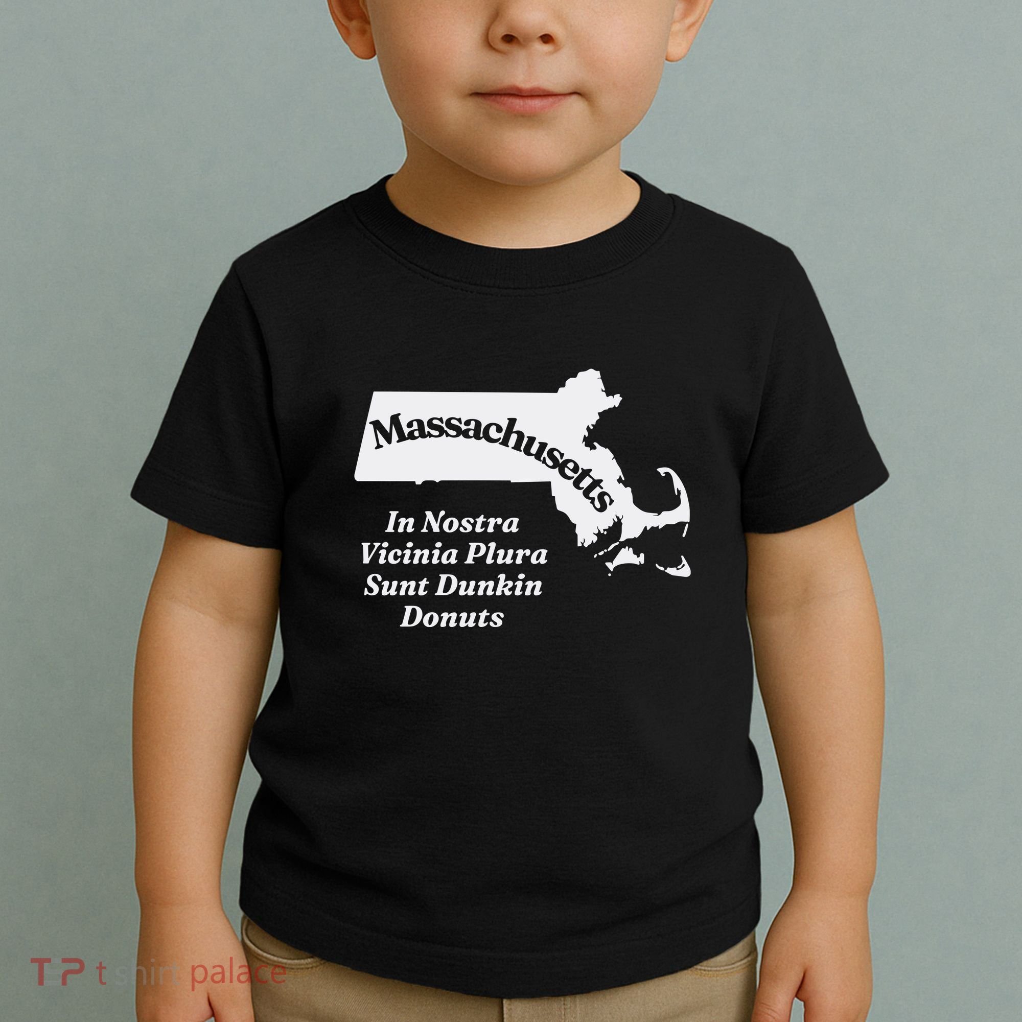 Click Hole Massachusetts In Nostra Vicinia Plura Sunt Dunkin Donuts Toddler T-Shirt