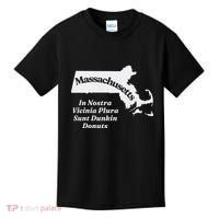 Click Hole Massachusetts In Nostra Vicinia Plura Sunt Dunkin Donuts Kids T-Shirt thumb 0