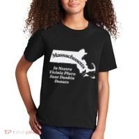 Click Hole Massachusetts In Nostra Vicinia Plura Sunt Dunkin Donuts Kids T-Shirt thumb 2