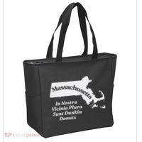 Click Hole Massachusetts In Nostra Vicinia Plura Sunt Dunkin Donuts Tote Bag thumb 2