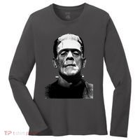 Classic Halloween Monster Horror Movie Monster Women's Long Sleeve Shirt thumb 0