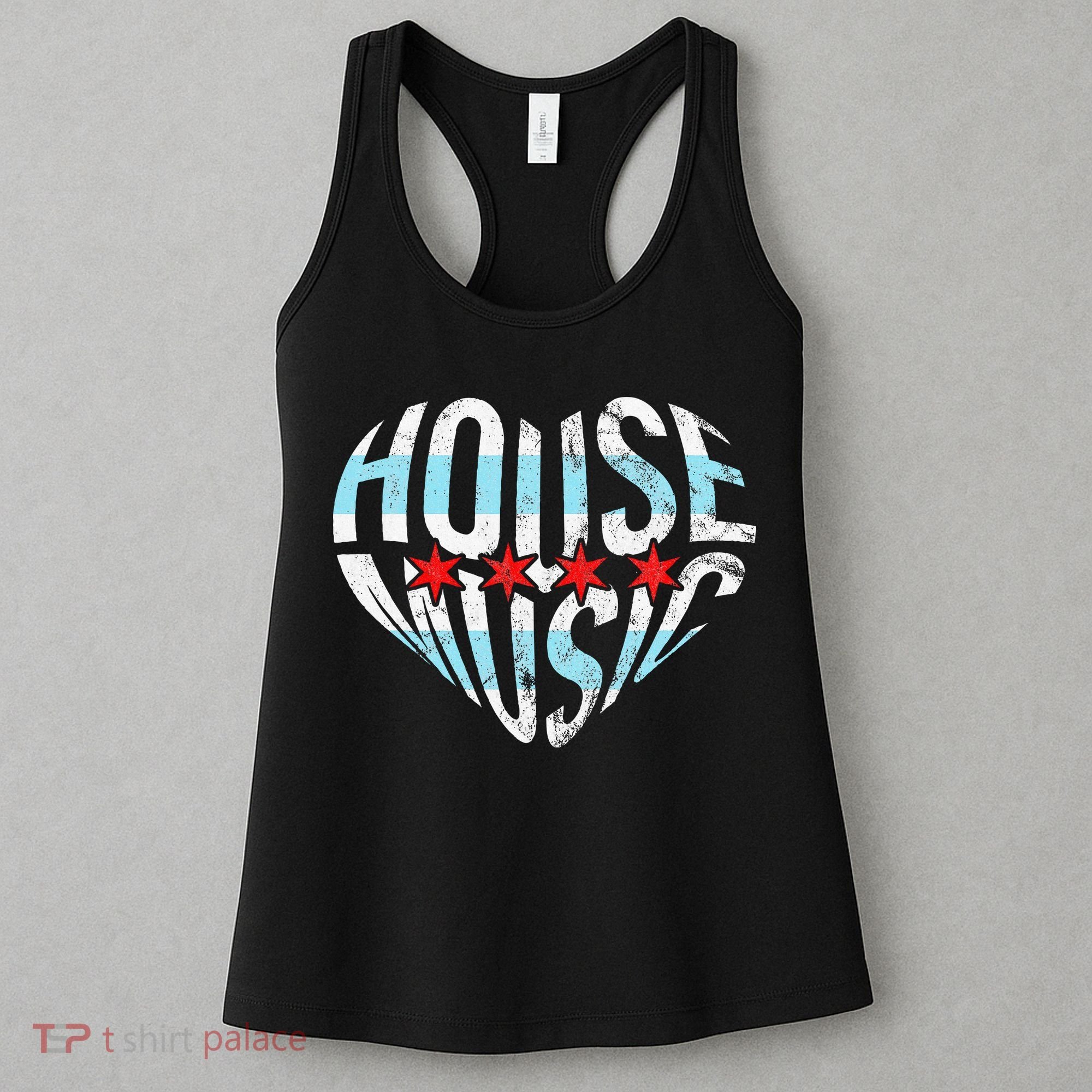Chicago House Music I Love House Music Dj Women's Tank Top