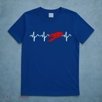Crawfish Heartbeat Mardi Gras Lobster Season Boil Crew Gift T-Shirt thumb 5