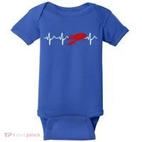 Crawfish Heartbeat Mardi Gras Lobster Season Boil Crew Gift Baby Bodysuit thumb 0
