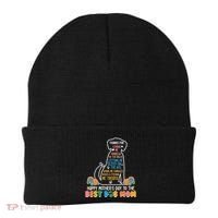Cute Happy Mother's Day Best Dog Mom Beanie thumb 0