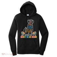Cute Happy Mother's Day Best Dog Mom Women's Hoodie thumb 0