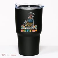 Cute Happy Mother's Day Best Dog Mom Tumbler thumb 0