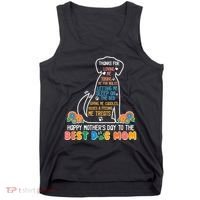 Cute Happy Mother's Day Best Dog Mom Tank Top thumb 0
