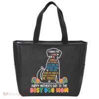 Cute Happy Mother's Day Best Dog Mom Tote Bag thumb 0