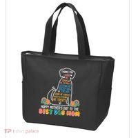 Cute Happy Mother's Day Best Dog Mom Tote Bag thumb 3