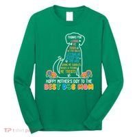Cute Happy Mother's Day Best Dog Mom Long Sleeve Shirt thumb 0