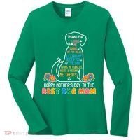 Cute Happy Mother's Day Best Dog Mom Women's Long Sleeve Shirt thumb 0