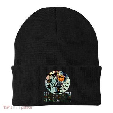 Creepy Halloween Moon Spider Pumpkin Witch Ghost Beanie