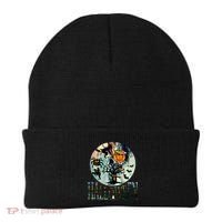 Creepy Halloween Moon Spider Pumpkin Witch Ghost Beanie thumb 0