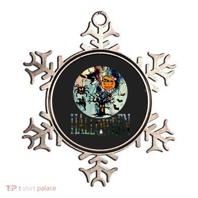 Creepy Halloween Moon Spider Pumpkin Witch Ghost Ornament