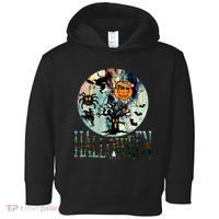 Creepy Halloween Moon Spider Pumpkin Witch Ghost Toddler Hoodie thumb 0