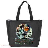 Creepy Halloween Moon Spider Pumpkin Witch Ghost Tote Bag thumb 0