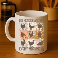 Chicken His Mercies Are New Every Morning Lam 3 23 Coffee Mug thumb 4