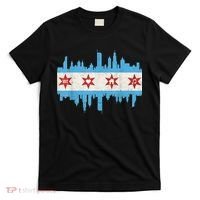 Chicago House Music Vintage Chicago Flag T-Shirt thumb 0