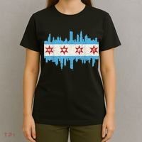 Chicago House Music Vintage Chicago Flag T-Shirt thumb 4