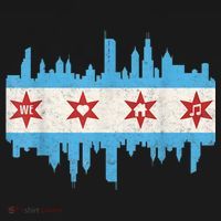 Chicago House Music Vintage Chicago Flag T-Shirt thumb 7