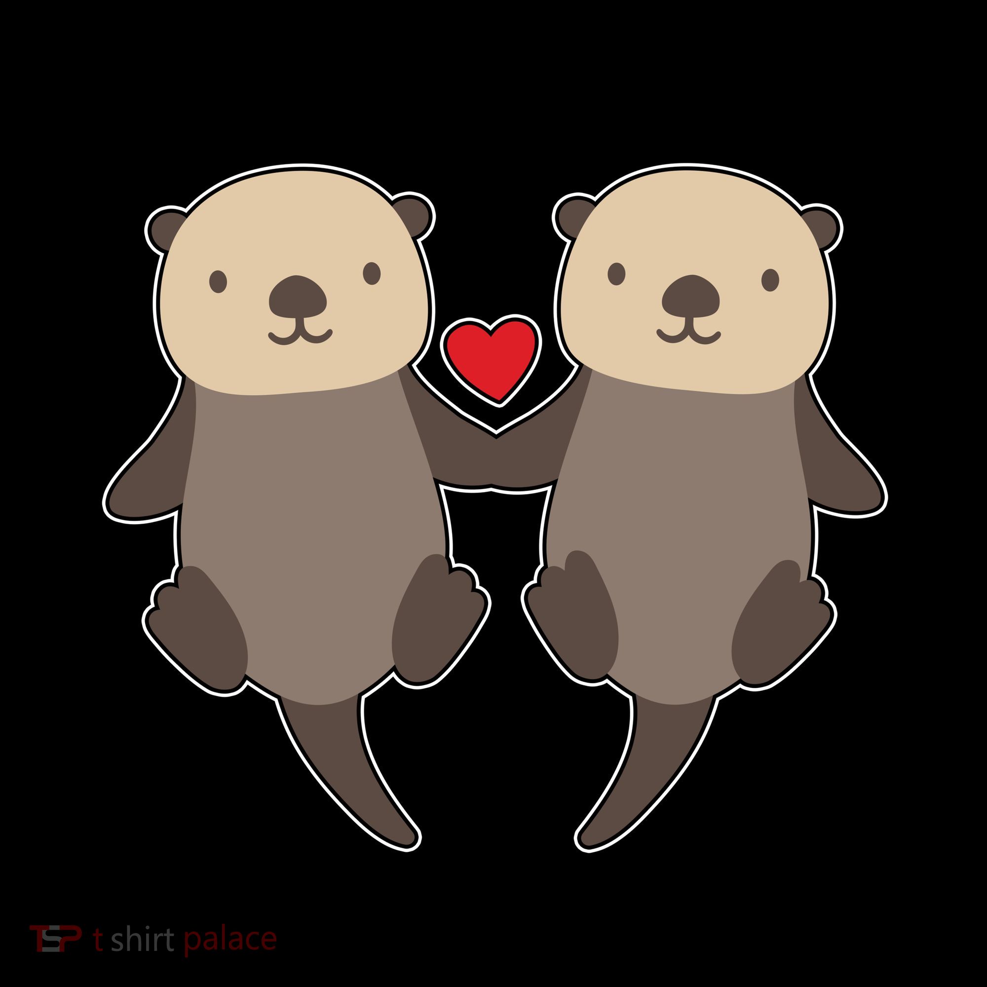 Cute He's My Otter Half Matching Couples Shirts Coffee Mug