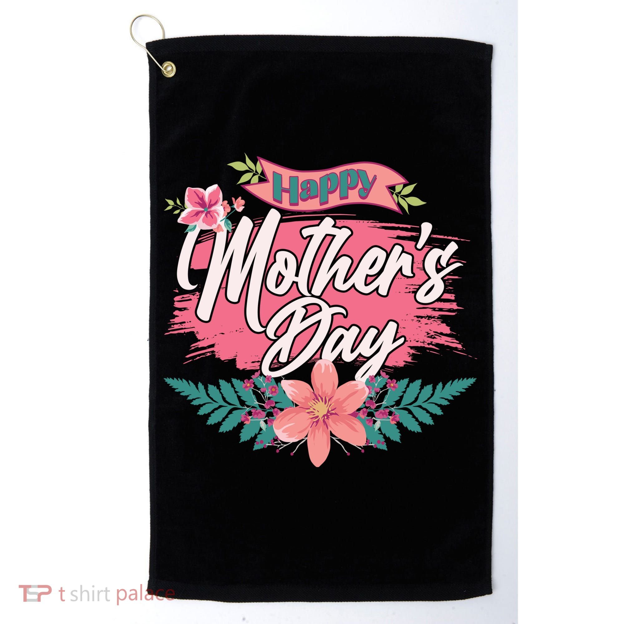 Cute Happy Mother's Day Golf Towel