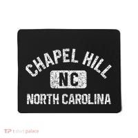 Chapel Hill NC North Carolina Gym Style Distress White Print Mousepad thumb 0