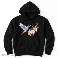 Cute Hummingbird Nectar Flower Outfit Love Birds Hoodie thumb 0
