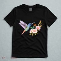 Cute Hummingbird Nectar Flower Outfit Love Birds T-Shirt thumb 5