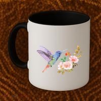 Cute Hummingbird Nectar Flower Outfit Love Birds Coffee Mug thumb 2