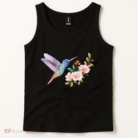 Cute Hummingbird Nectar Flower Outfit Love Birds Tank Top thumb 2