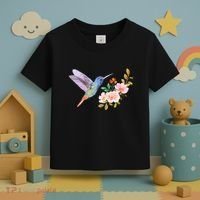 Cute Hummingbird Nectar Flower Outfit Love Birds Toddler T-Shirt thumb 3