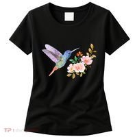 Cute Hummingbird Nectar Flower Outfit Love Birds Women's T-Shirt thumb 0