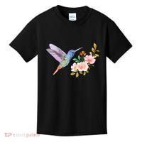 Cute Hummingbird Nectar Flower Outfit Love Birds Kids T-Shirt thumb 0