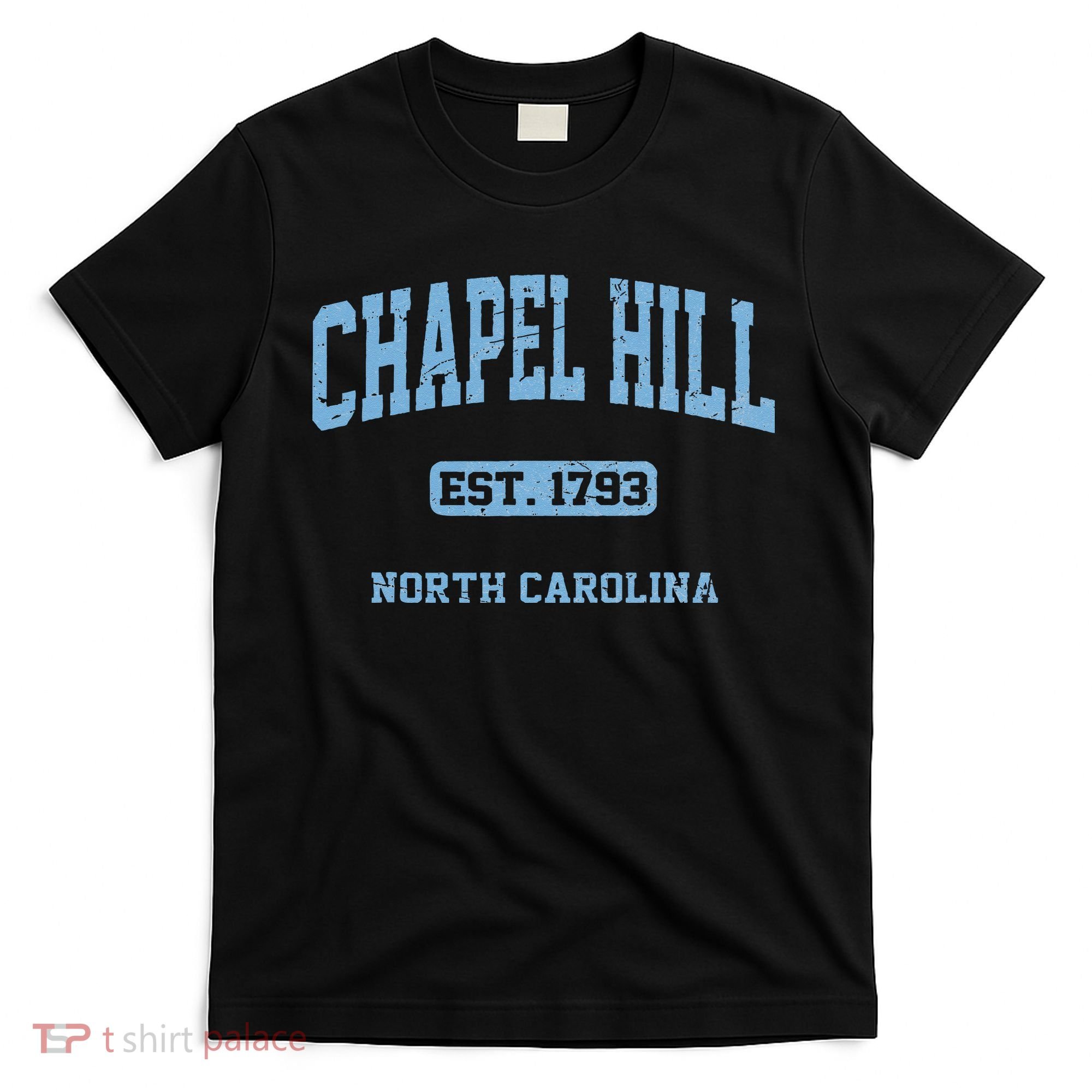 Chapel Hill North Carolina NC Vintage State Athletic Style T-Shirt