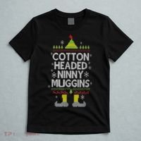 Cotton Headed Ninny Muggins! Funny Christmas Elf T-Shirt thumb 5