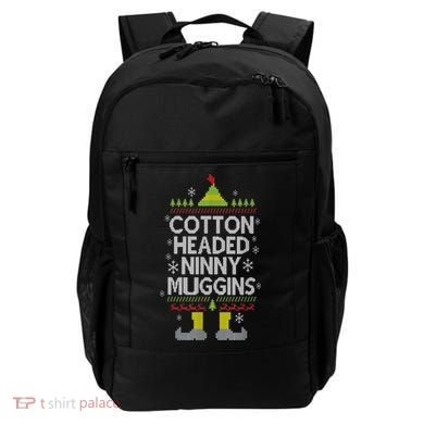 Cotton Headed Ninny Muggins! Funny Christmas Elf Backpack