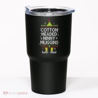 Cotton Headed Ninny Muggins! Funny Christmas Elf Tumbler thumb 0