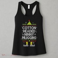 Cotton Headed Ninny Muggins! Funny Christmas Elf Women's Tank Top thumb 3