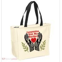Compassion Has No Borders Tote Bag thumb 2