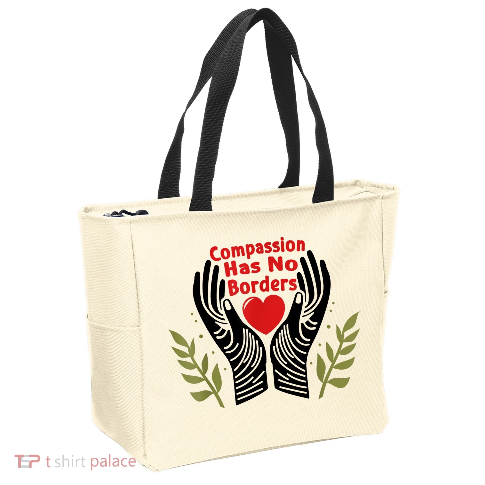 Compassion Has No Borders Tote Bag