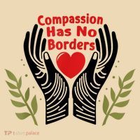 Compassion Has No Borders Tote Bag thumb 4
