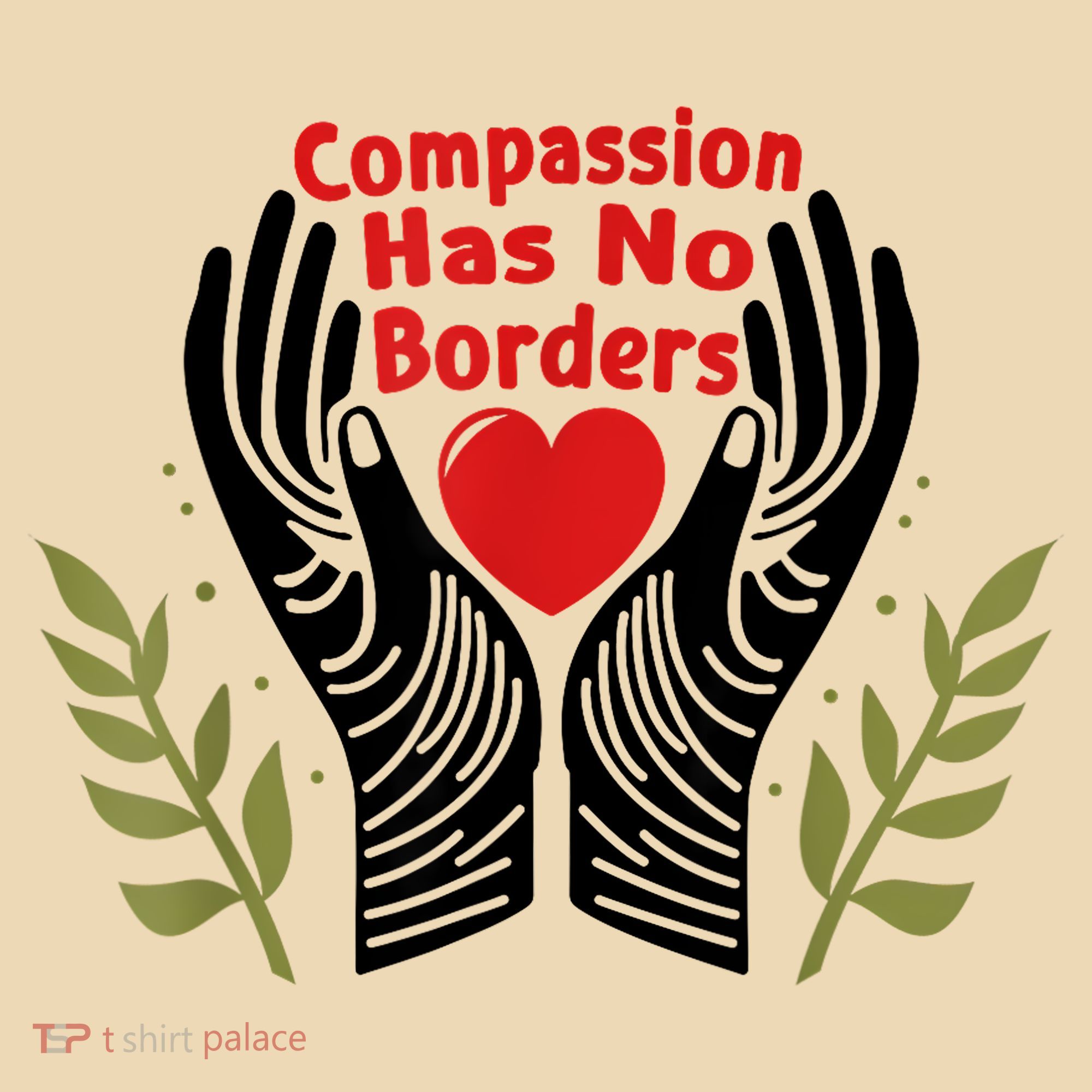 Compassion Has No Borders Tote Bag