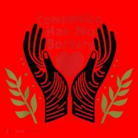Compassion Has No Borders Santa Hat thumb 1