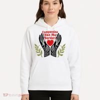 Compassion Has No Borders Hoodie thumb 5