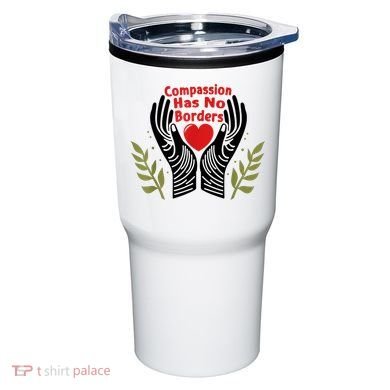 Compassion Has No Borders Tumbler