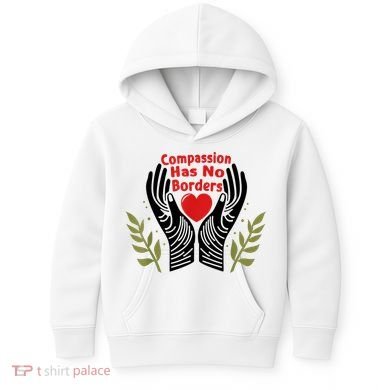 Compassion Has No Borders Kids Hoodie