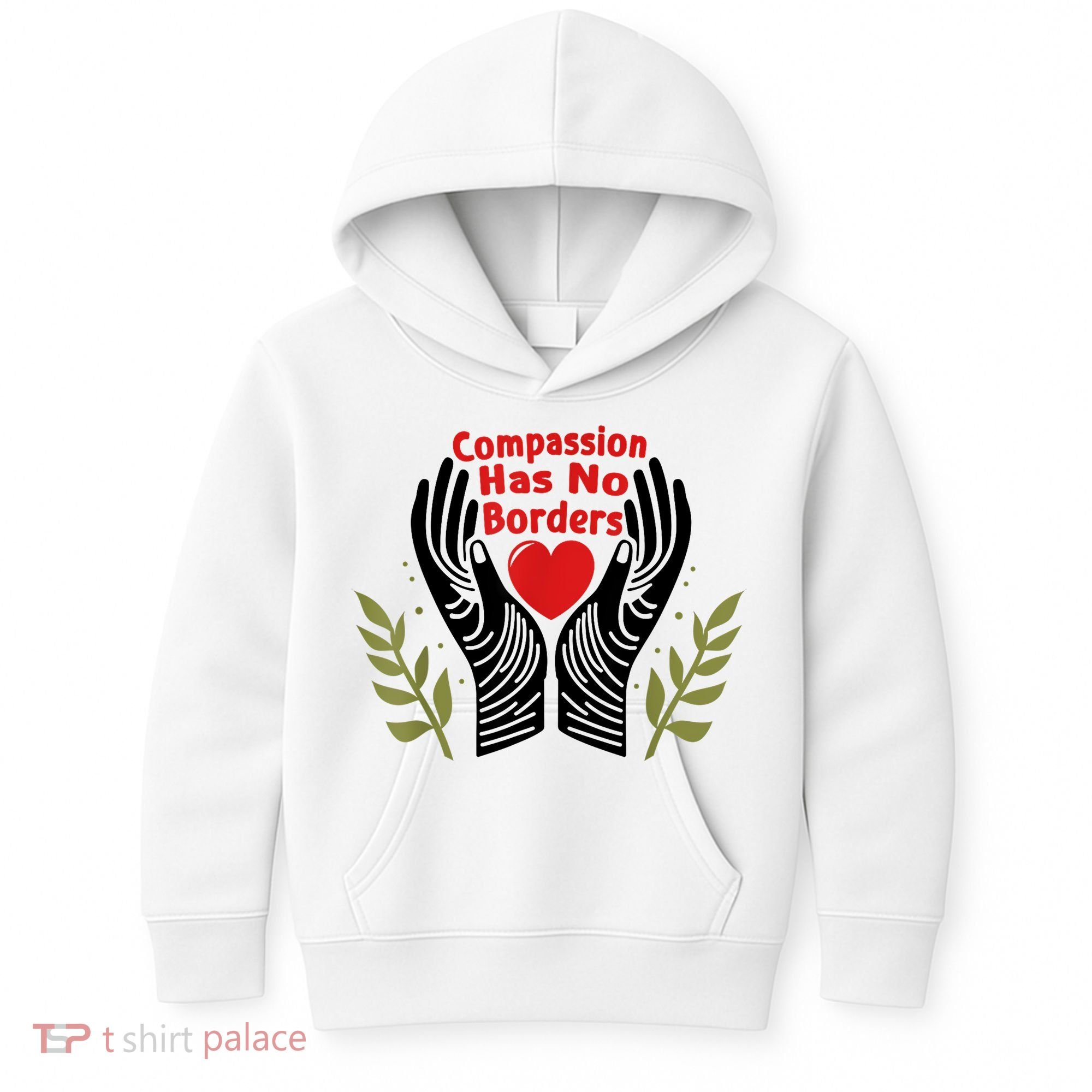 Compassion Has No Borders Kids Hoodie